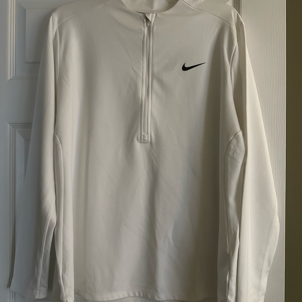 Nike White Long Sleeve Top